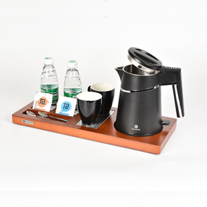 Nouveau design à 360 degrés Base de rotation en acier inoxydable Hotel Electric Kettle Tray Ensemble de plateaux