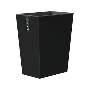 Hôtel Black Rectangular Bathroom Waste Bin Recycling Bacs à vendre Fabricant