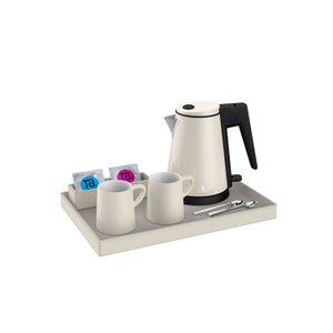 0,8 L en acier inoxydable Hotel Electric Kettle Play Ensemble pour la chambre d'hôtes