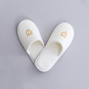 Slipper en velours en coton de l'hôtel 