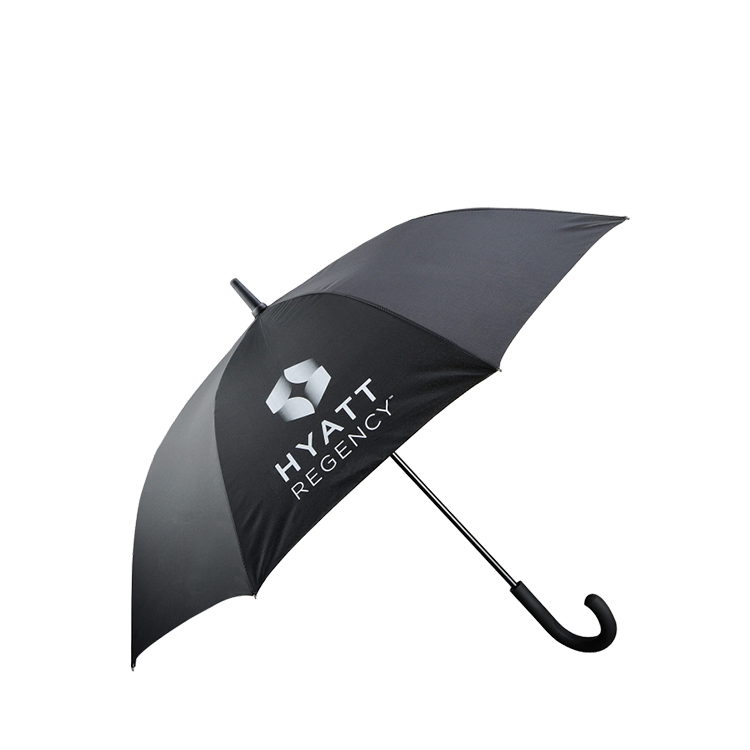 Bouton d'ouverture automatique de l'hôtel Easton Couleur noire Parapluie 23 ''