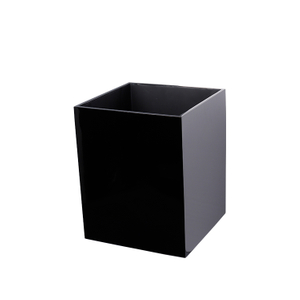 Easton Hotel Resin Glossy Black Waste Bin