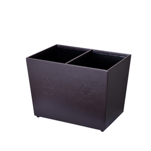 Recyclage des poubelles de poubelle rectangulaire Couche d'hôtel