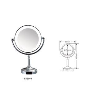 Miroirs de salle de bain anti-buts de l'hôtel