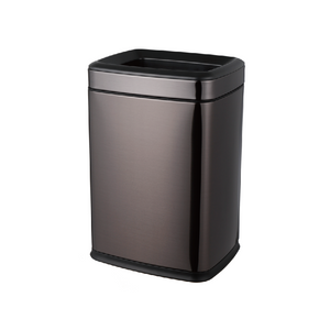 Nouveau design Open Open Top bon marché bas prix en acier inoxydable poubelle 8L pour l'hôtel