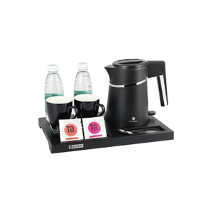 Chauffeur d'eau à bouils moderne Kettle électrique avec plateau pour hôtels