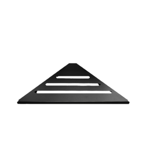 Support de douche d'angle noir pour hôtel 