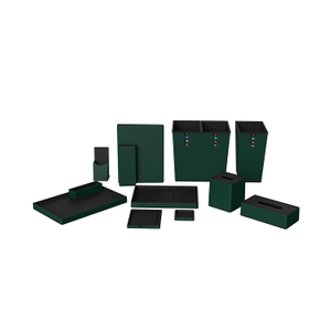 Hôtel Tourmaline Green Leather Colders Poldants pour salle de douche