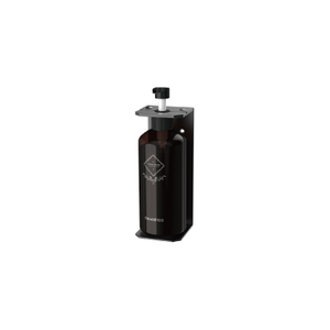 Support de bouteille en acier inoxydable noir mat d'une capacité de 1 x 500 ml 