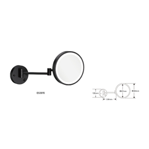 Miroirs de vanité de salle de bain LED rond pour les hôtels