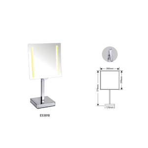 Miroir de salle de bain de personnalisation en gros pour accessoires hôtels 5 étoiles spa