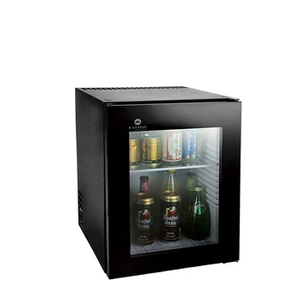 Porte de verre de l'hôtel Débrosting Automatique 40L Hotel Mini Fridge Bar Refrigérateur