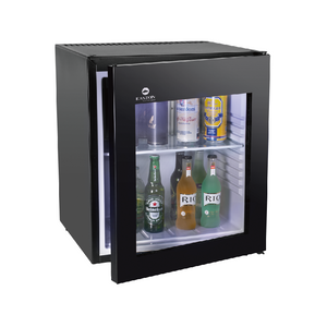 Minibars de porte en verre personnalisés 60L Hôtel sans gel réfrigérateur compact